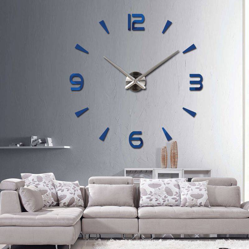 Oversized Wall Clock – Sticker Decorative Clocks