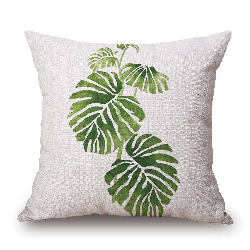 Outdoor Pillows Palm Leaf Cushion