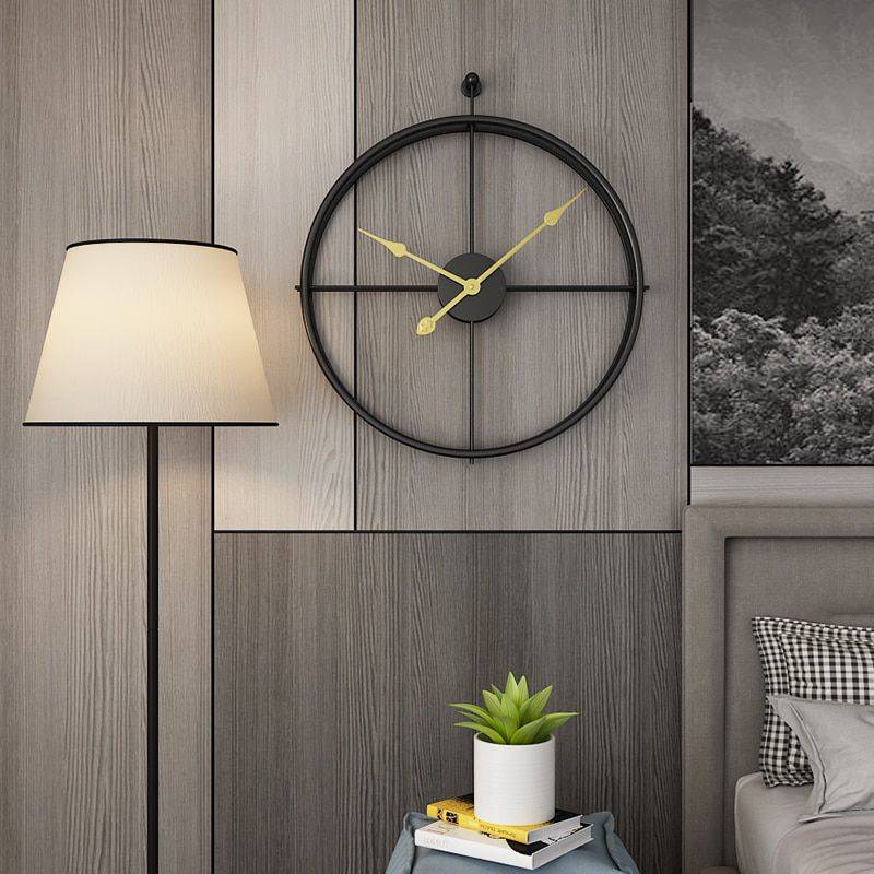 Large Silent Wall Clock Modern European Style Hanging Clocks