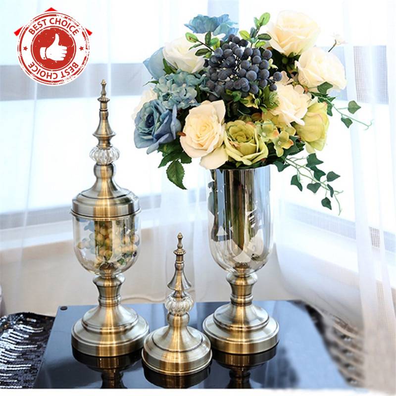 Decorative Glass Vases Artificial Flower Vases