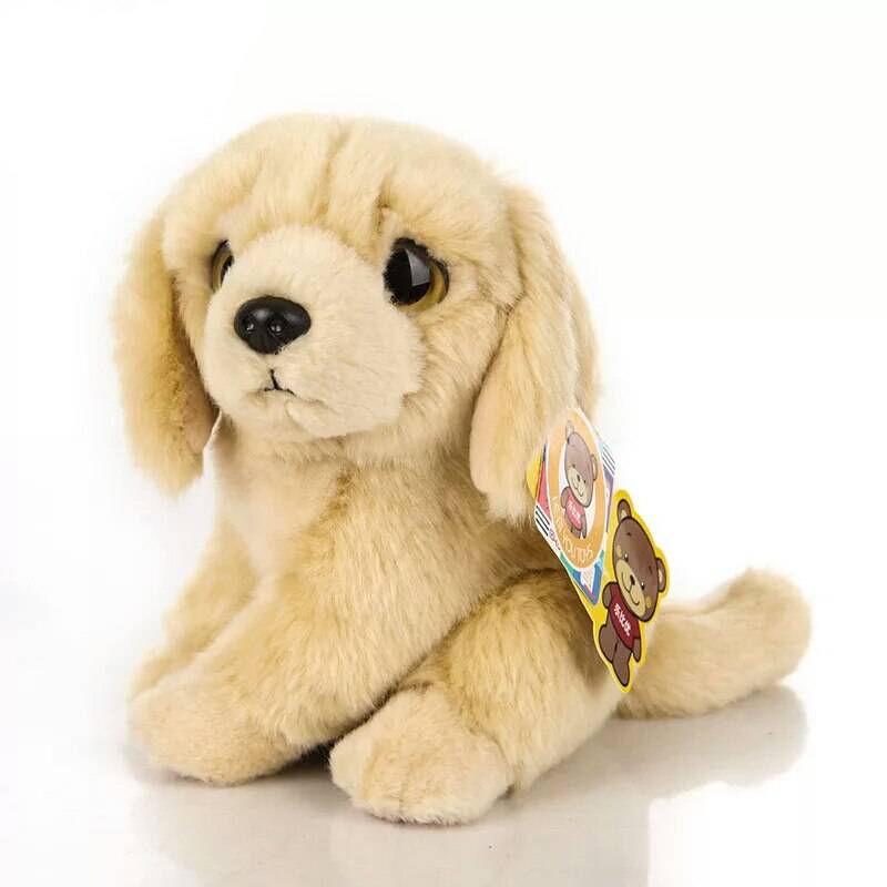 Free Shipping 7″ Simulation Dog Plush Toys Kawaii Golden Retriever Dolls Stuffed Animal Toys For Children Best Christmas Gifts