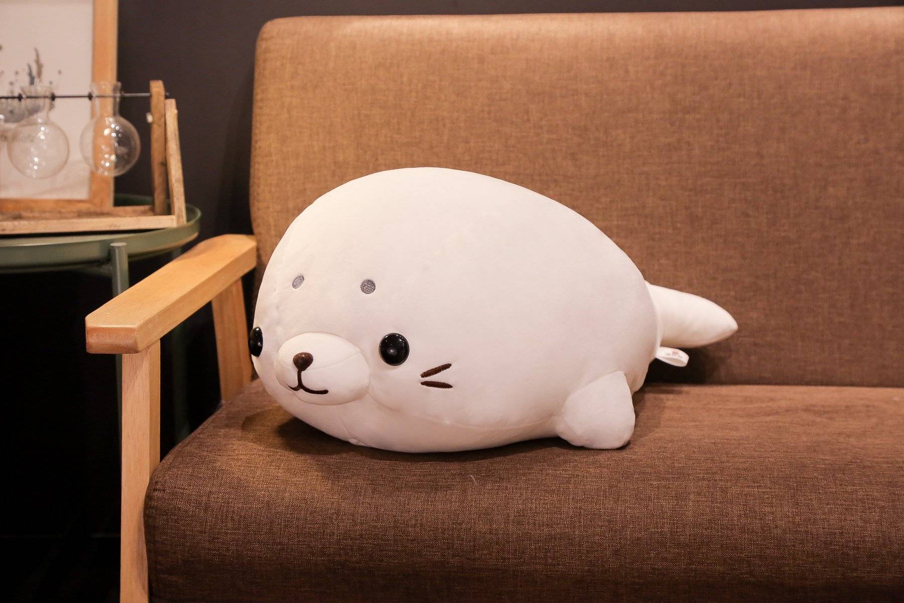 Cute Stuffed Sea Lion Plush Toy Soft Pillow Cartoon Animal Seal Toy Doll For Kids
