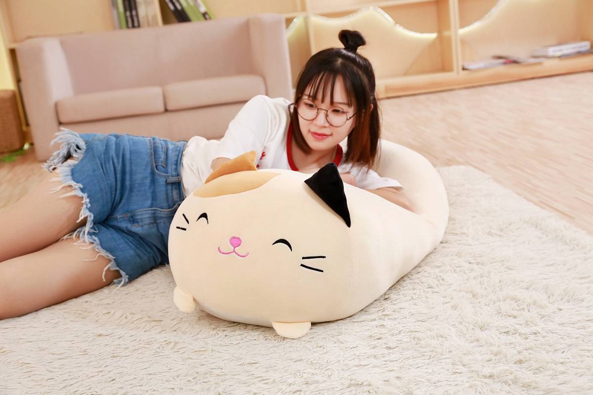 Soft Animal Cartoon Pillow Cushion Cute Fat Dog Cat Totoro Penguin Pig Frog Plush Toy Stuffed Lovely Gift