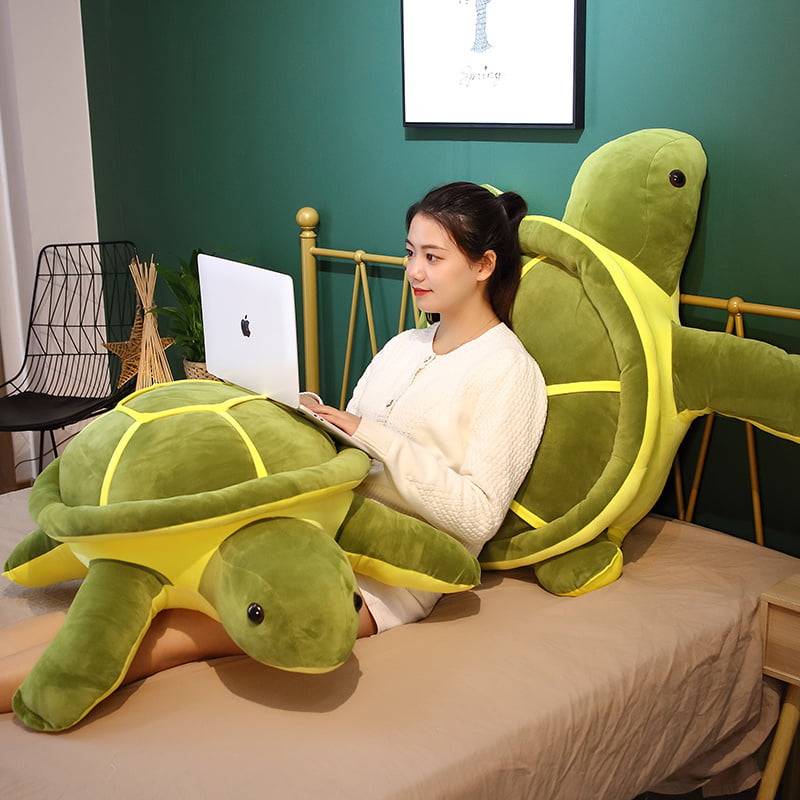 Tortoise Plush Toy Animal Dolls Stuffed Soft Animal Sea Turtle Pillow Birthday Gifts For Children