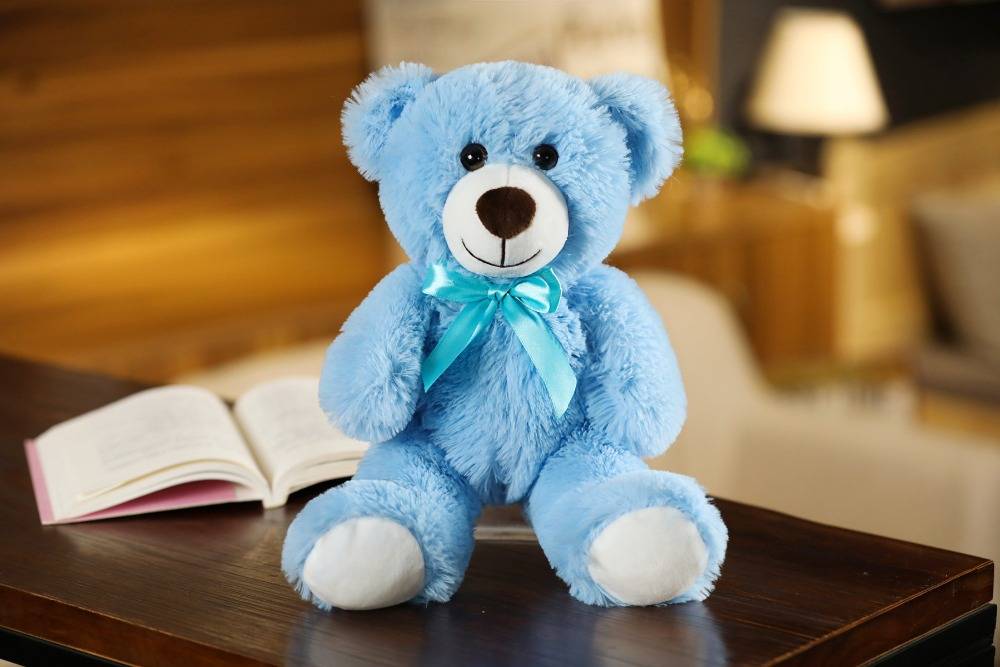Bow Tie Bear Doll Plush Toy Hug Bear Doll Children Birthday Gift Pillow Teddy Bear Home Living Room Bedroom