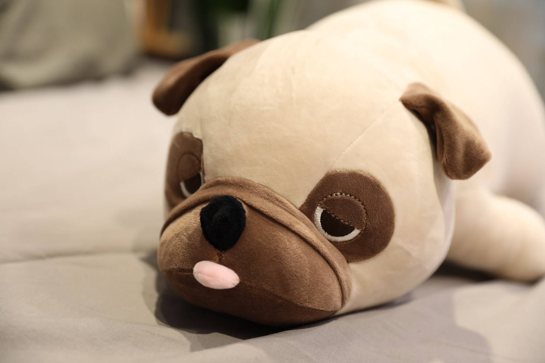 Cute Animal Kawaii Pug Dog Plush Toys Sleep Pillow Kids Birthday Gift Child Girl Xmas