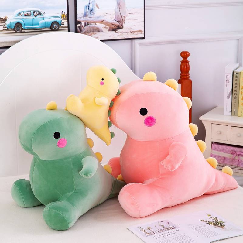 Dinosaur Plush Toys Super Soft Cartoon Stuffed Animal Dino Dolls For Kids Baby Hug Doll Sleep Pillow