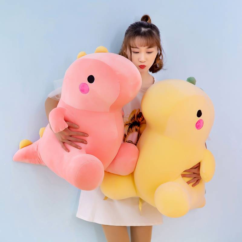 Dinosaur Plush Toys Super Soft Cartoon Stuffed Animal Dino Dolls For Kids Baby Hug Doll Sleep Pillow