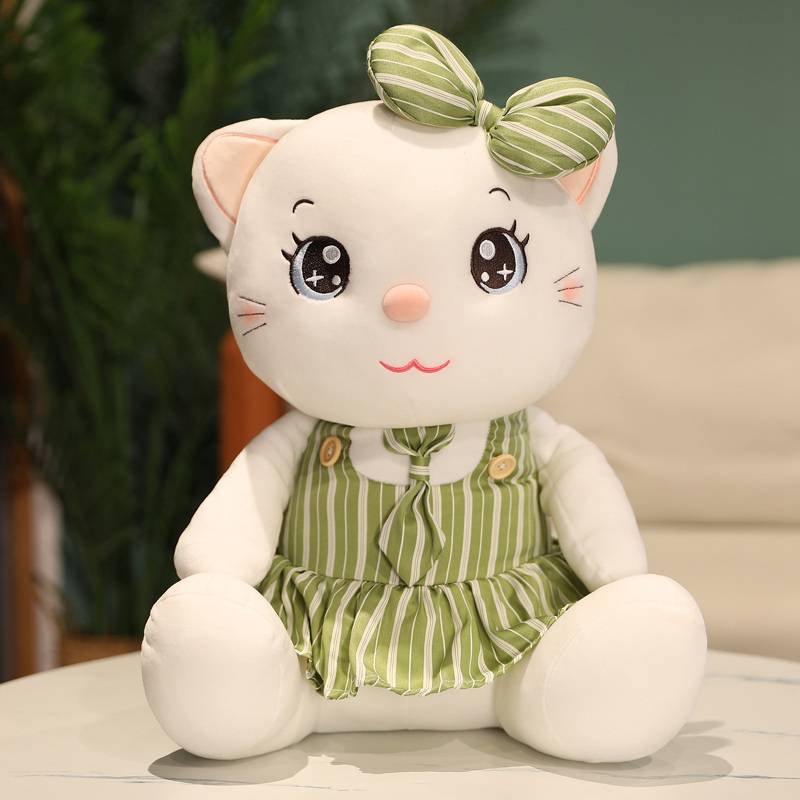 Big Eyes Cats Plush Dolls Lovely Kitten With Clothes Plush Toys Stuffed Pillow For Children