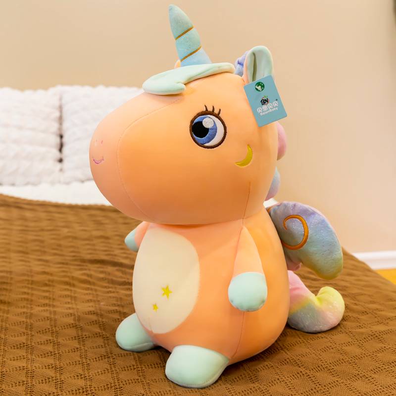 Embraceable Unicorn with Wings Plush Toys Stuffed Soft Animal Unicorn Dolls For Baby Birthday Gifts