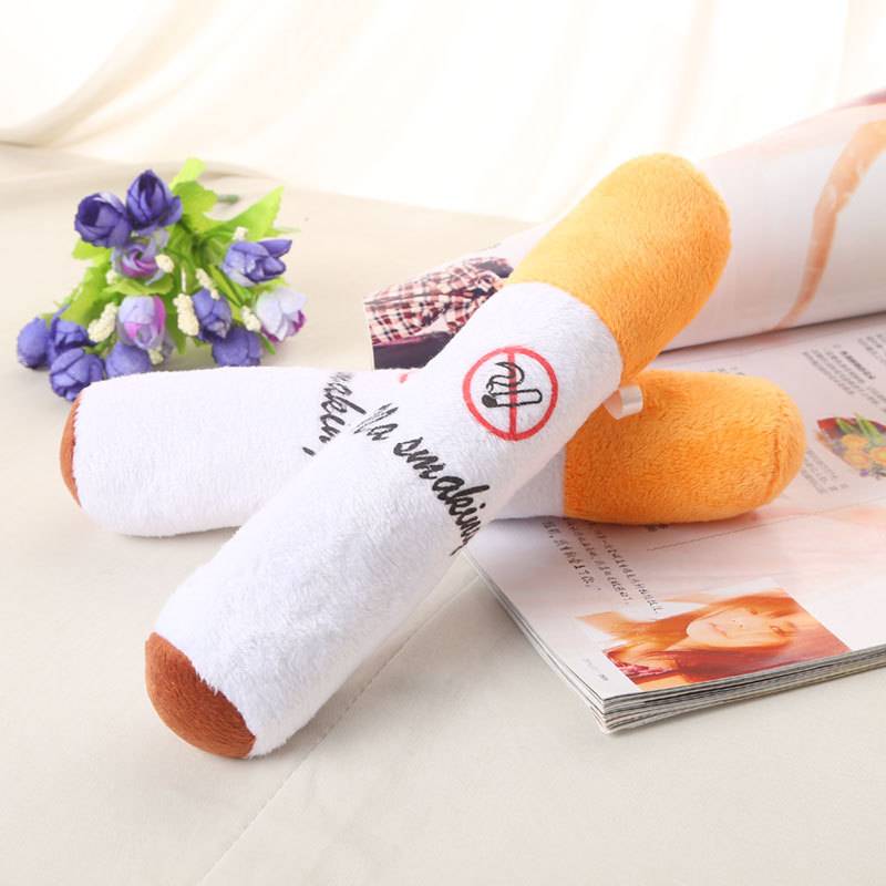 Smoking Cylindrical Sleeping Cigarette Pillow Simulation Plush Toys Fashion Birthday Gift