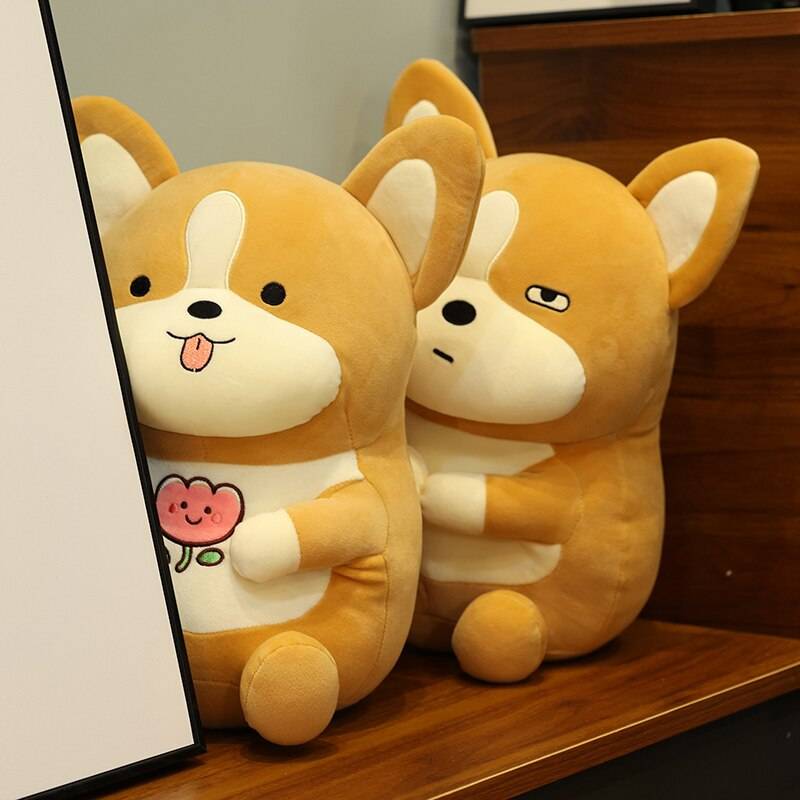 Big Size Plush Shiba Inu Dolls Lovely Cartoon Dog Toys Stuffed Soft Animal Pillow For Kids Birthday Gifts