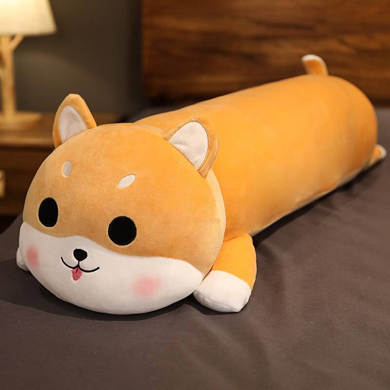 Cartoon Animals Plush Sleep Pillow Stuffed Dinosaur Husky Dog Shiba Inu Hamster Cattle Plush Toys