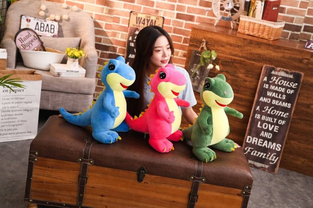 Dinosaur Plush Toys Cartoon Tyrannosaurus Cute Stuffed Toy Dolls For Kids Children Boys Birthday Gift