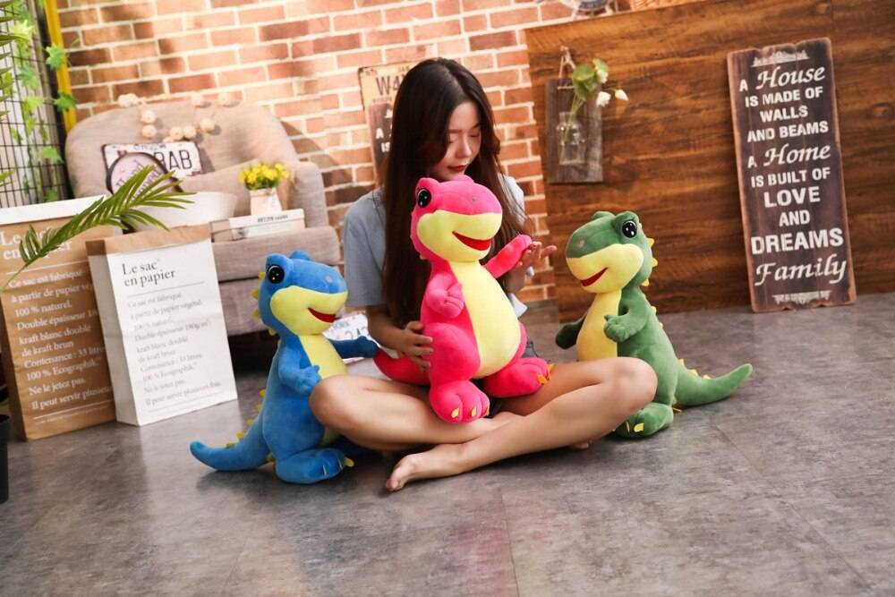 Dinosaur Plush Toys Cartoon Tyrannosaurus Cute Stuffed Toy Dolls For Kids Children Boys Birthday Gift