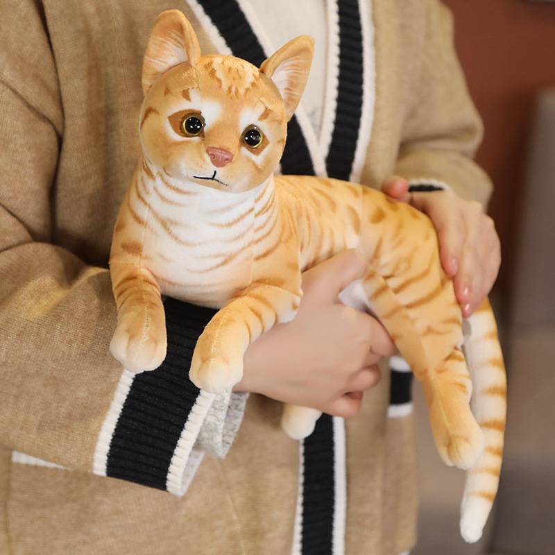 American Shorthair Siamese Cat Plush Stuffed Doll Animal Pet Toys For Children Home Decor Baby Gift