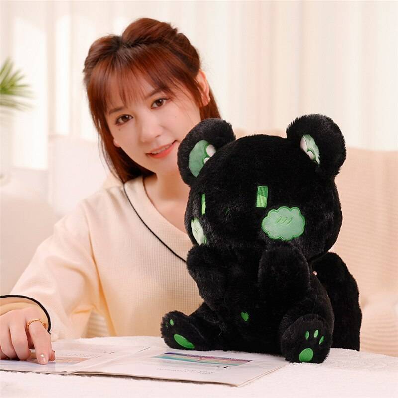 Bears Plush Toy Lovely Sitting Animal Bear Plush Pillow Stuffed for Creative Birthday Gift Dolls
