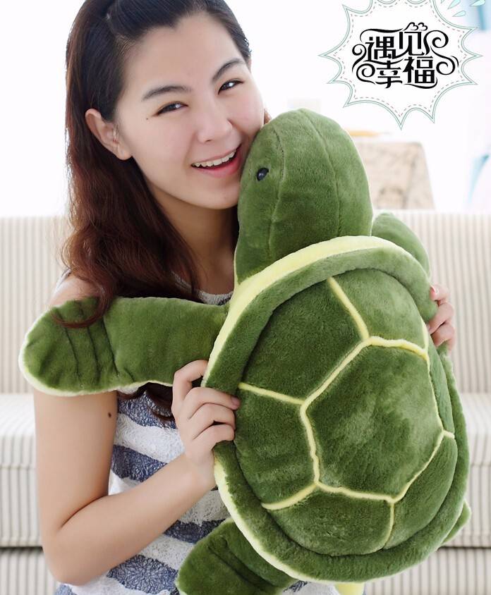 Plush Tortoise Toy Cute Turtle Plush Pillow Stuffed Cushion for Girls Gift