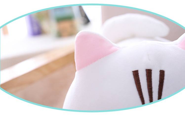 Soft Cat Plush Pillow Sofa Cushion Plush Toy Stuffed Cartoon Animal Doll Girls Lovely Gift